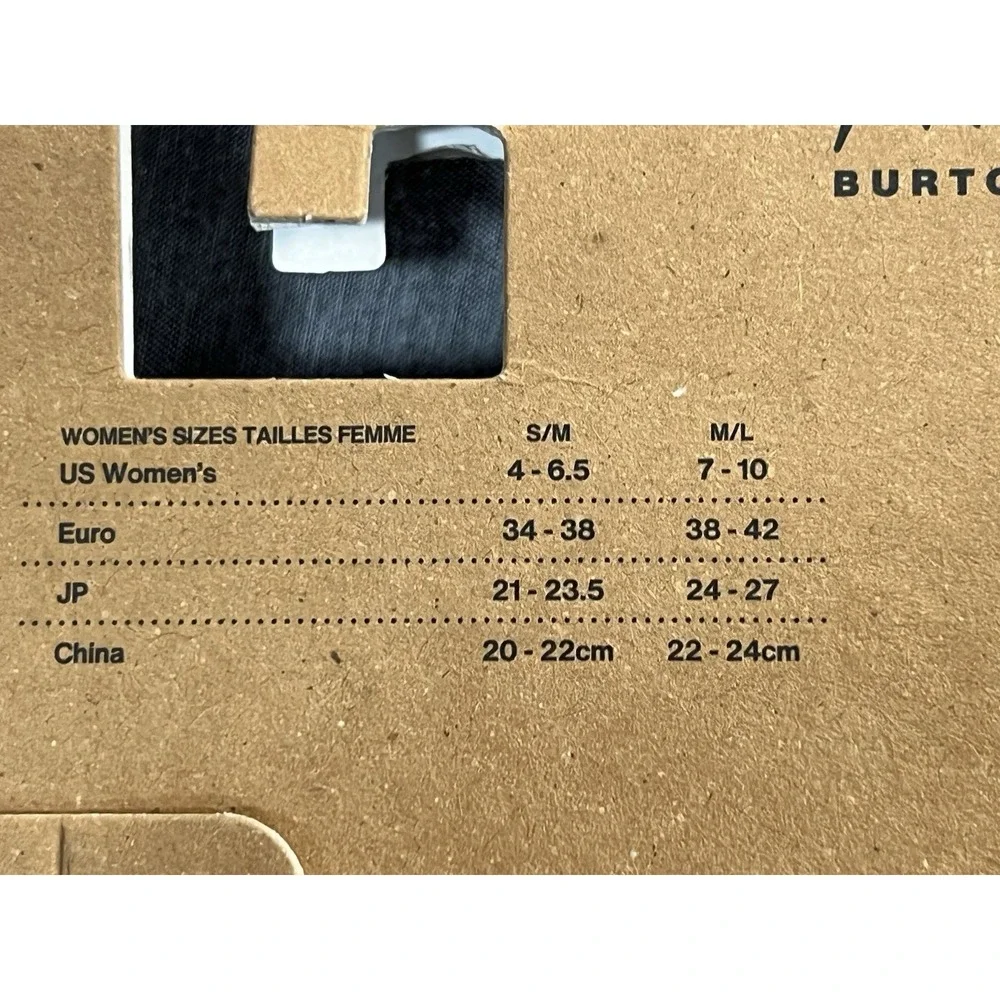 NEW 2‎ Pair Burton Women's Emblem Midweight Socks snowboard ski  tall  S/M 4-6.5